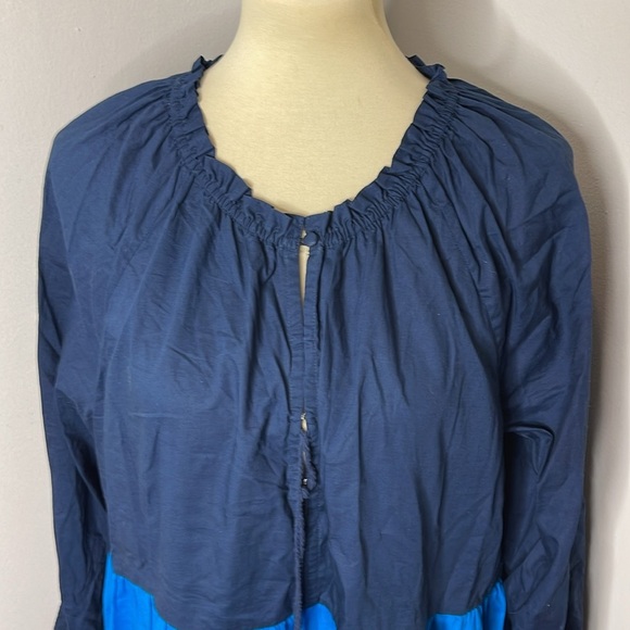 Figue Bella Short Dress Blue Color‎ Block - Picture 9 of 12